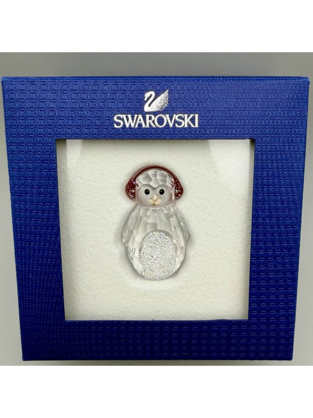 Swarovski Crystal Rocking Penguin Figurine Retired 2013 Verena Castelein 5004495